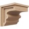 Ekena Millwork 8"W x 8"D x 8"H Wide Highland Rough Cedar Woodgrain TimberThane Corbel, Primed Tan CORUR08X08X08HLDRCPR - alternate 1